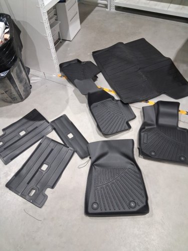 7PC All Weather TPE Floor Mats Fit for - BMW X3 2025-2026 - Black image 3