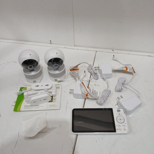 LeapFrog  Video Baby Monitor with 5” High Definition 720p Display, 360 Degree Panoramic Viewing Pan & Tilt HD Camera, Color Night Vision - White (MODEL: LF915HD) image 2