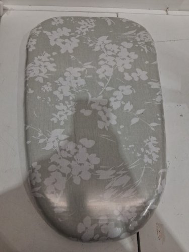 Amazon basics compact tabletop ironing board with foldable legs - 25" x 1.77" x 14.9" - green/white image 3