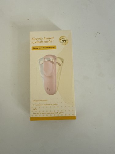dududu heated electric eyelash curler - 4.33" - pink image 2