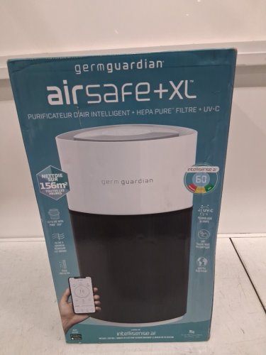 GermGuardian  Smart Wifi Air Purifier with HEPA Filter and UV-C - 20” - Black/White - Covers 1,680 ft.² - (Model: AC3250) image 5