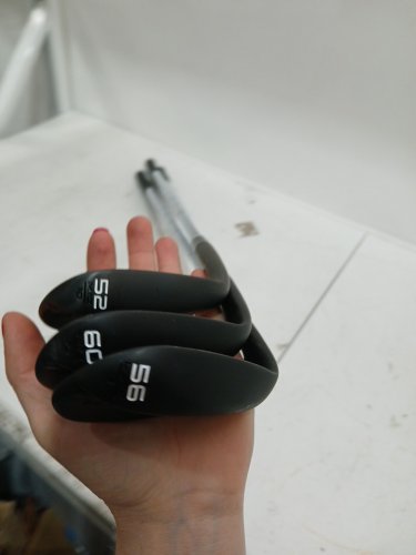 3PC Cleveland RTX 6 Wedge SET WITH DYNAMIC GOLF S200 SHAFTS, 50° MID, 52° MID, 56° LOW+ -  RIGHT HANDED - Black Satin image 7