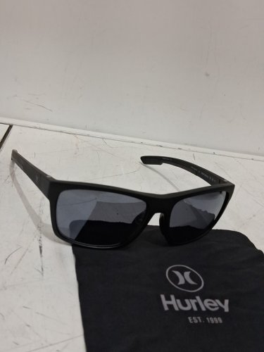 MENS HURLEY 100% uva floating polarized sunglasses - black frame (style: 1995225) image 4