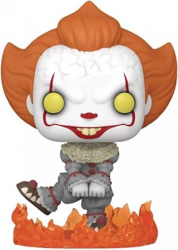 Funko pop! **funko specialty series exclusive** movies: it - pennywise vinyl figure (#1437) **plastic protector cover** image 2