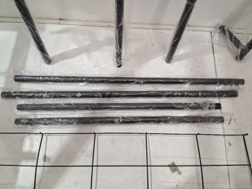 jiejierui heavy duty clothing rack with wheels - 450lbs cap - 66" x 43" to 63" x 19" - black (model: cy-301b) image 4