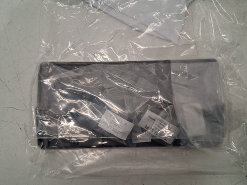 tesla cybertruck front license plate mount - black image 2