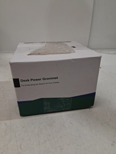 ac/usb/usb-c desk power grommet - 2" - black image 4