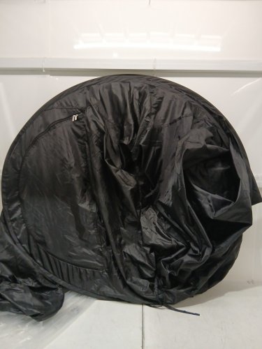 portable & breathable pop up bed tent canopy shelter - 40" X 77" - black image 3
