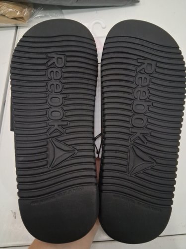 Women's Reebok Comfort Slides - SIZE 10 - BLACK/BLUE image 3