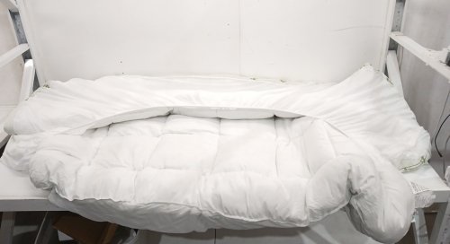 BAMBOO QUILTED FITTED MATTRESS TOPPER - QUEEN - WHITE image 4