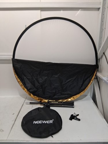 NEEWER Light Reflector with Clamp - 43" - silver ( model: RF-110) image 4