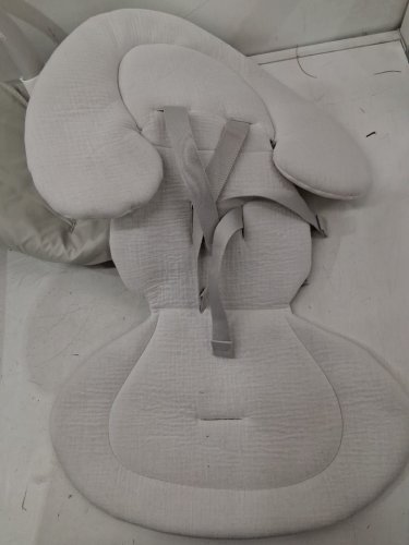 GRACO Smart Sense Soothing Soft Cotton Seat Baby Swing - 25lb cap - GREY/white (MODEL: 2227837) image 5
