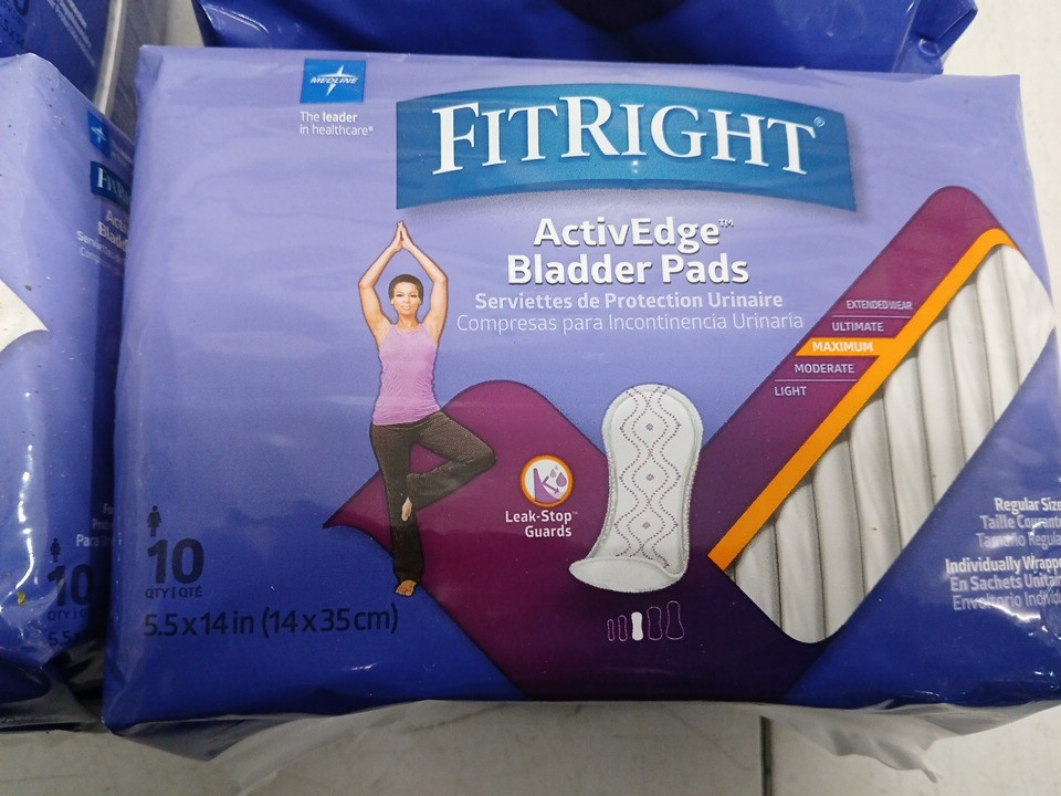 40pk fitright activedge bladder pads - Maximum Absorbency - regular image 4