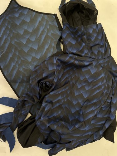 2PC BOYS PARTYHOLIC FEARLESS DRAGON COSTUME - OSFM - BLUE/BLACK (STYLE: 13199) image 2
