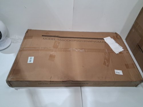 Computer Desk With LED lights, side pouch, Monitor Stand and Power Outlet - 48" - white (model: 55sccksr2d120wpvcmjq) image 3