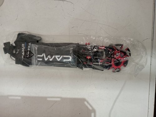 2pk Camp USA adjustable Sonic Alu Plus HIKING Poles - 45" TO 53" - BLACK/RED/WHITE image 2