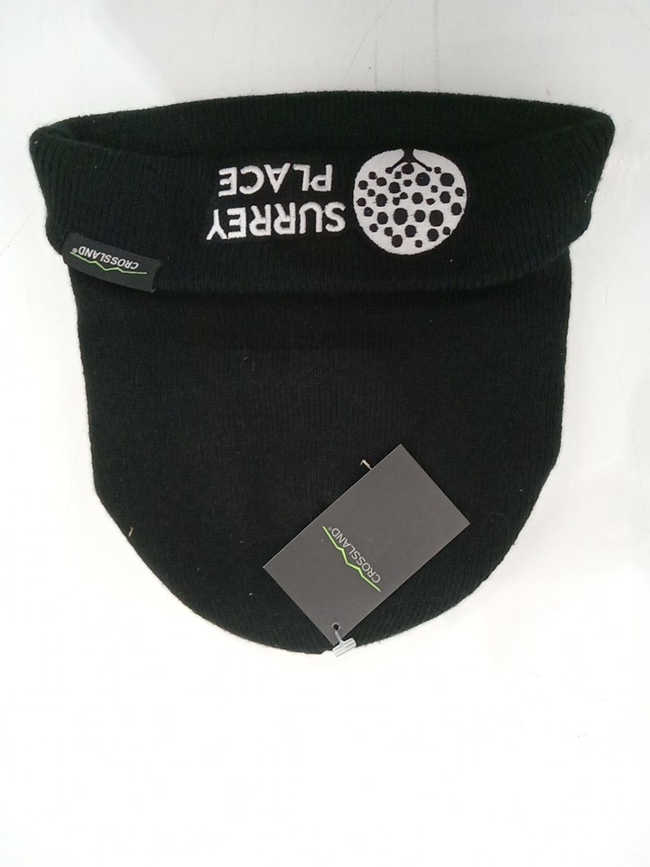Unisex *Custom* Crossland Knit Beanie with "Surrey Place" logo - OSFM -  Black image 2
