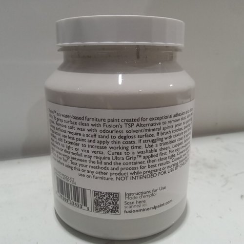 Fusion Mineral water-based furniture Paint - 500ml - cobblestone image 2
