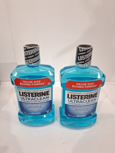 2PK LISTERINE MOUTHWASH ULTRACLEAN STAIN PROTECTION - ARCTIC MINT - 1.5L/EACH image 2