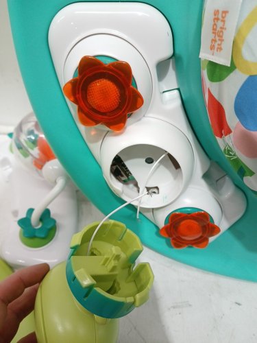Bright Starts Bounce Bounce Baby 2-in-1 Activity Center Jumper and Table - 6m+ - Playful Pond Green (MODEL: 11565) image 5
