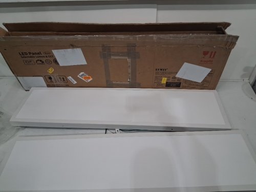 2pk  LVWIT LED Flat Panel Dimmable Drop Ceiling Light Fixture - 1FT x 4FT - 3000k-6500k - white (Model: JM-3125) image 3
