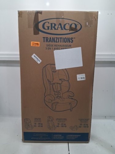 GRACO C20 TRANZITIONS 3-IN-1 HARNESS BOOSTER CAR SEAT - 100LBS CAP - BLACK (MODEL: 2035724) image 8