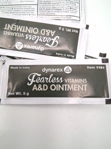 140PK dynarex fearless vitamins a&d ointments - 5g each image 3