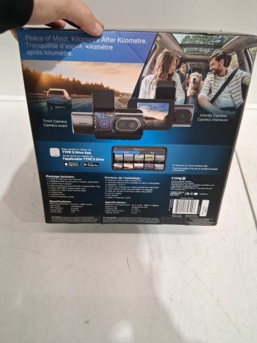 type s Dashcam with AI-Powered Driver Assistance - 4k - black (model: 1829139) image 3