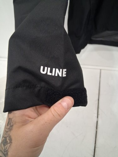 MEN'S HELLY HANSEN *custom* "uline" Seven J Waterproof Windproof Breathable Rain Coat Jacket - large -black (style: 20514-992) image 4