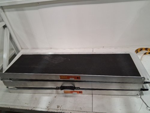 non-slip Wheelchair Ramp with Support Legs - 800lbs max - 7FT -silver/black (model: WR03-7FT-30-T-A) image 5