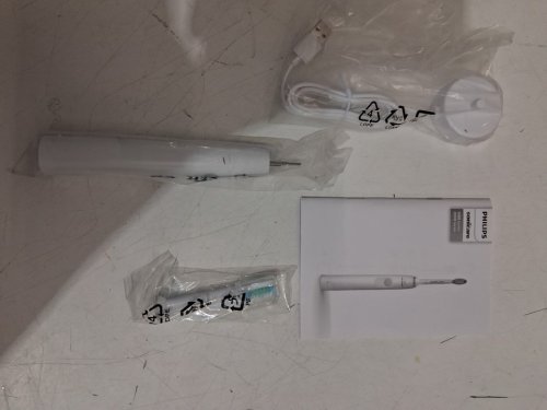 PHILIPS SONICARE 2100 RECHARGEABLE ELECTRIC TOOTHBRUSH - WHITE GREY (MODEL: HX3661/04) image 3