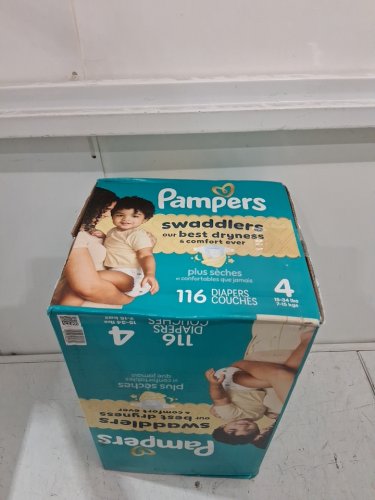 116PK PAMPERS SWADDLERS DISPOSABLE DIAPERS - SIZE 4 image 4
