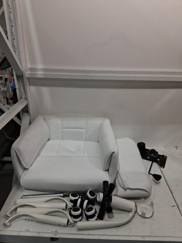 snhomee soft upholstered office chair with side pockets - 250lbs max - white - (model: 55sclcrebe) image 4