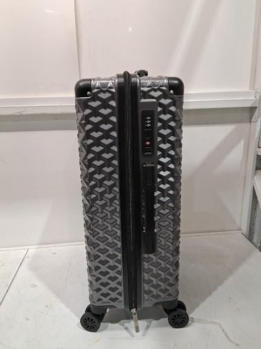 2pc titilt Hardside Suitcase With TSA Lock Universal Silent Wheels - 20"/24"- grey - (model: ti-01) image 3