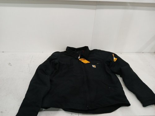 Men's Carhartt Blanket-Lined Detroit Jacket Relaxed Fit - large (tall) (style: 103828-BLK) image 3