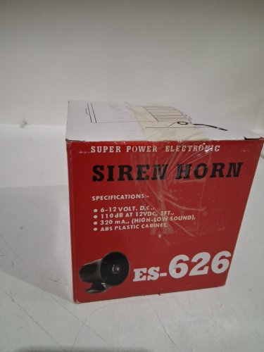 SUPER POWER ELECTRONIC SIREN HORN (MODEL: ES-626) image 2