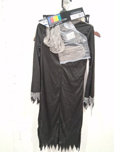2PC BOYS PARTYHOLIC ZOMBIE REAPER COSTUME - OSFM - BLACK (style: 13121) image 3