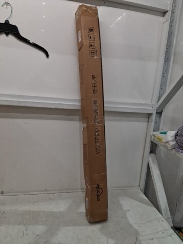 Umimile 1.26" Tension Curtain Rod Spring Closet Rod for Windows or Shower - 51" - 129" - black (model: w2-trod) image 2