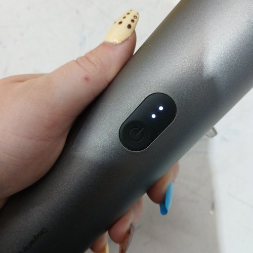 hoto electric spin scrubber brush with 6 Brush Heads - 51" handle - black (model: QWQJS001/1848324) image 4