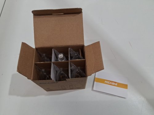 6pk hizashi e12 led filament bulbs (model: ly-c35-6w-xx-90-c) image 2