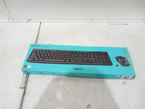 Logitech Wireless Keyboard and Mouse Combo - 2.4 GHz Wireless - Black (Model: MK270) image 2