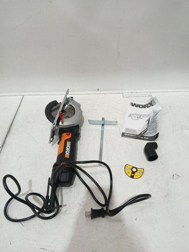 Worx One-Hand Compact Circular Saw - 4.5'' - 4.5AMP - Black & Orange (Model: WX439L) image 3