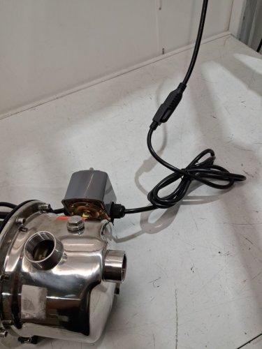 vevor shallow well portable stainless steel sprinkler pump - 3/4HP - Stainless Steel/black (model: ZX11004) image 5