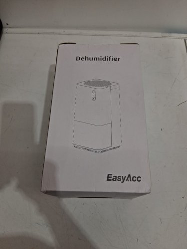 EASYACC small ultra quiet portable dehumidifier with Handle with 7 LED Lights and Auto Shut off - 40oz - 450SQ.FT - black (model: kw-cs01) image 2