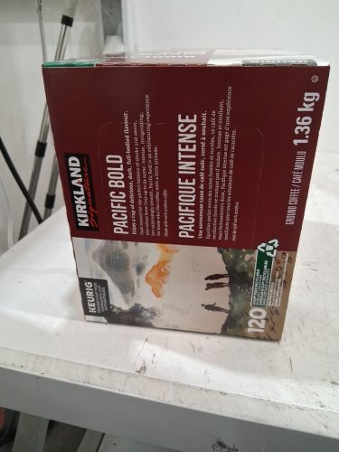 120PK KIRKLAND SIGNATURE ORGANIC EXTRA BOLD DARK ROAST GROUND COFFEE KEURIG K-CUP PODS - PACIFIC BOLD (Model:  4272378) image 2