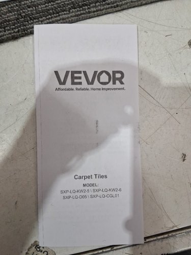 24PC VEVOR Carpet Tiles Reusable Modular Carpet Square Rug - 20" X 20" EACH PANEL - MULTICOLOR image 6