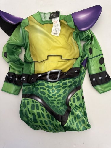 BOYS FIVE NIGHTS AT FREDDY'S MONTGOMERY GATOR COSTUME (JUMPSUIT ONLY) - SMALL (4-6) - GREEN/YELLOW image 2