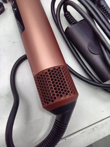 6PC DYSON i.d curly + coily airwrap multi styler and hair dryer with bluetooth - amber silk ( model: hs08) image 6