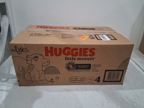 150PK Huggies Little Movers disposable Diapers - Size 4 (22-37lb) - Disney baby lion king (Model: 5631501) image 2