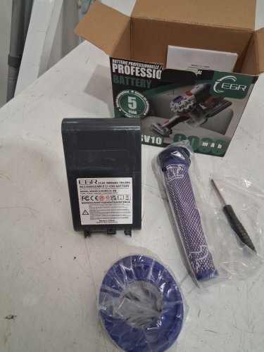 egr Battery Replacement Compatible with Dyson V8 Series - 9000mah - grey image 3